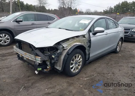 2016 Ford Fusion S из США, поврежденный, VIN 3FA6P0G70GR281127